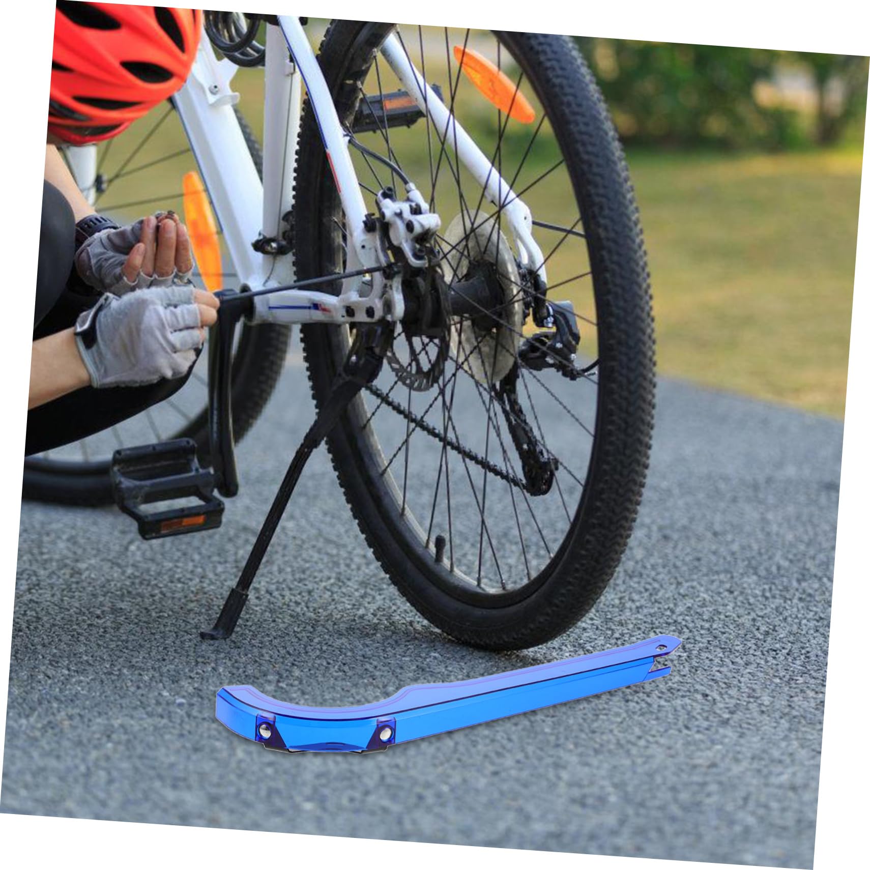 JOINPAYA Fahrradkettenabdeckung Mountainbike-Kettenschutz Kettenschutz Mountainbike Fahrradkettenschutz Fahrrad Kettenradschutz Kettenblattschutz für Fahrräder Plastik Blue Sport & Freizeit