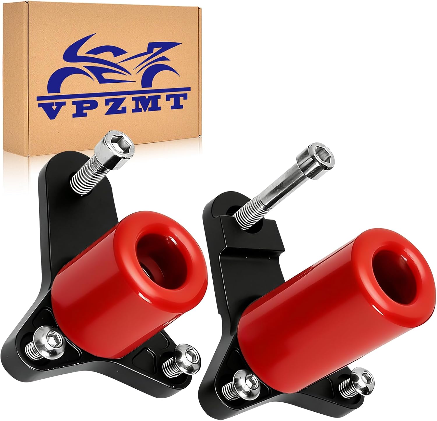 CNC Aluminum Frame Sliders Crash Protector for Suzuki GSXR600/GSXR750 GSXR-600/GSXR-750 2011-2025 Models, Red