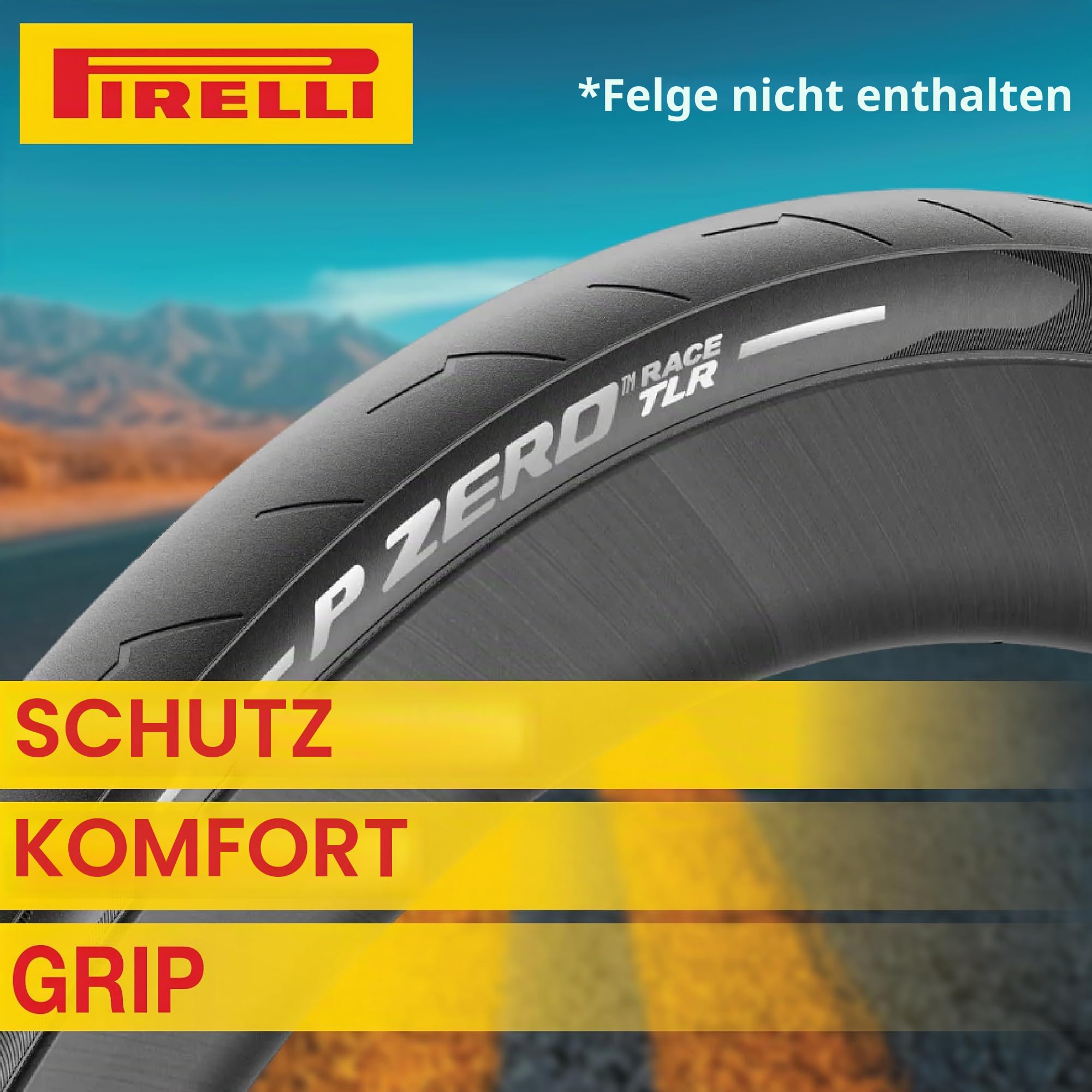 Pirelli P Zero Race TLR Tubeless Ready Faltreifen 622 | SmartEVO-Mischung | Speedcore