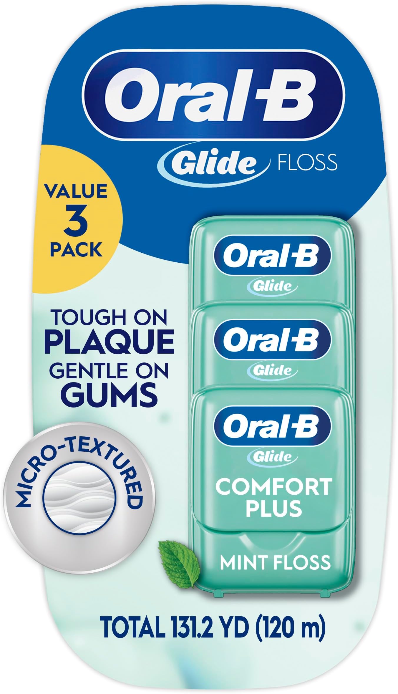 Oral-B Glide Pro-Health Comfort Plus Dental Floss, Mint