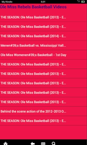 Mississippi Basketball News (Kindle Tablet Edition)