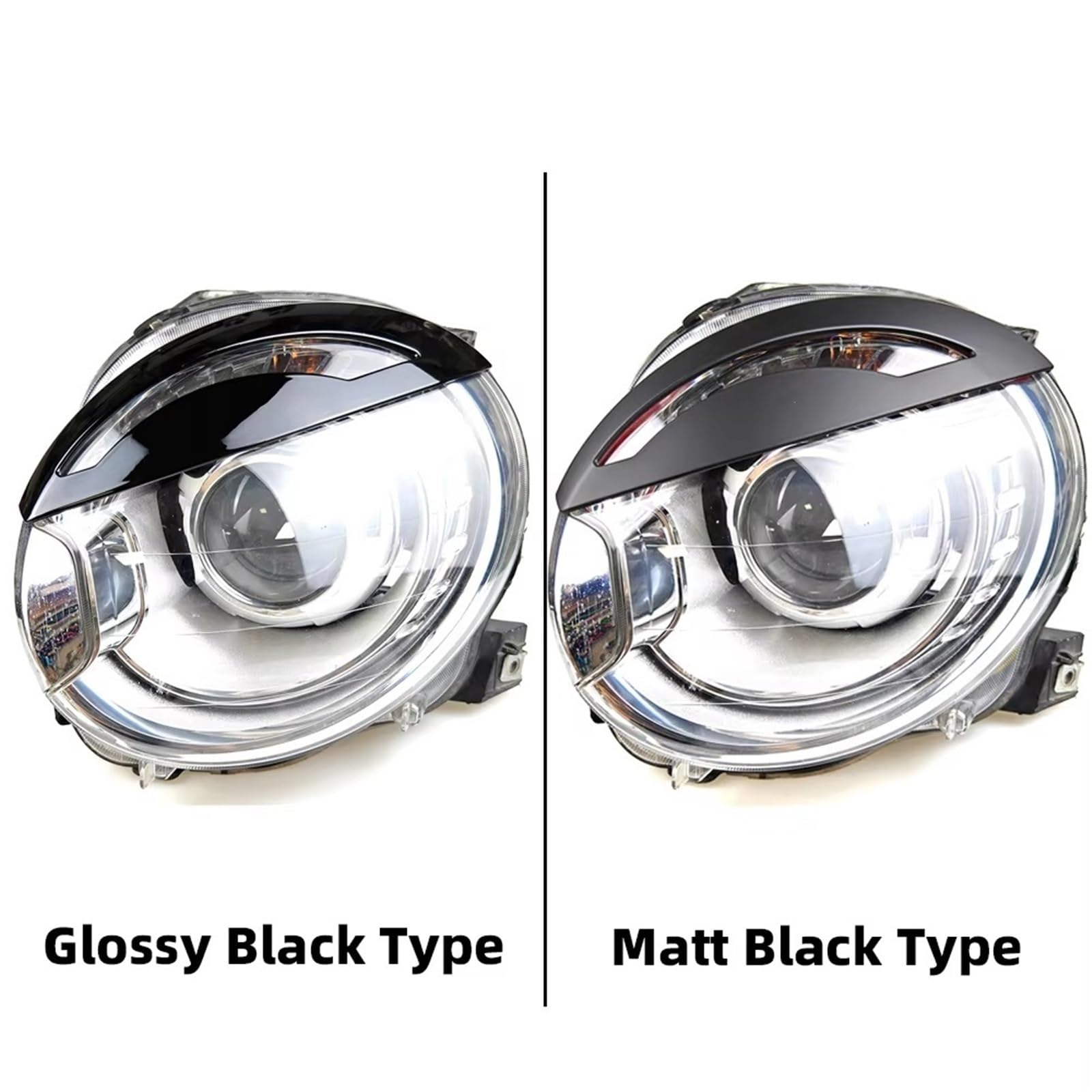 Amazon.co.jp: ヘッドライト眉毛 フィアット 500 アバルト 595 695 ABS