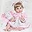 Aori Reborn Baby Dolls 22 Inch - Realistic Baby Doll for Kids 3+ Years - Lifelike Newborn Baby Girl with Pink Outfit - Handmade Cloth Body Reborn Toddler for Gift, Collection & Role Play