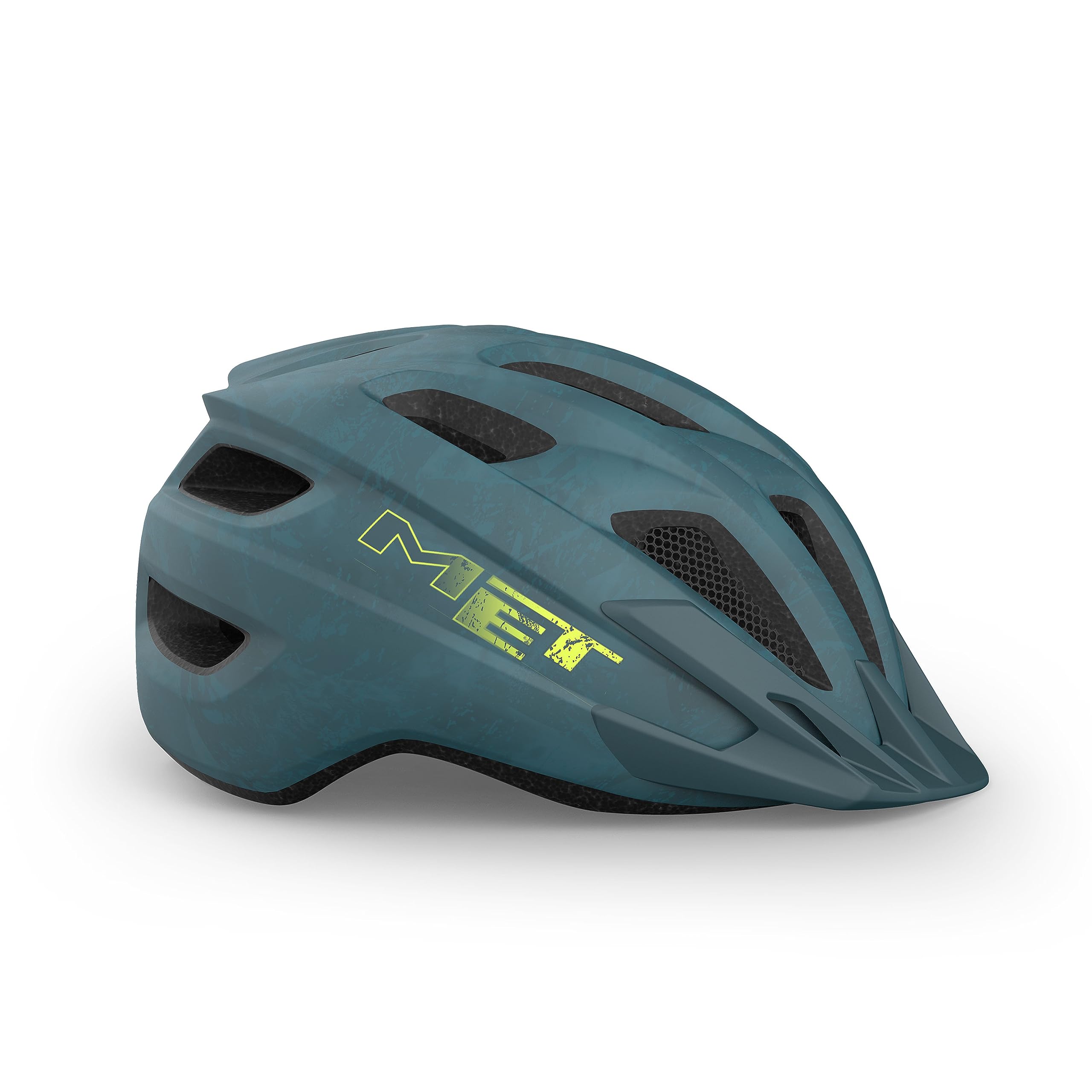 MET Crackerjack Casque de vélo pour Enfant Bleu pétrole Taille Unique 52-57 cm