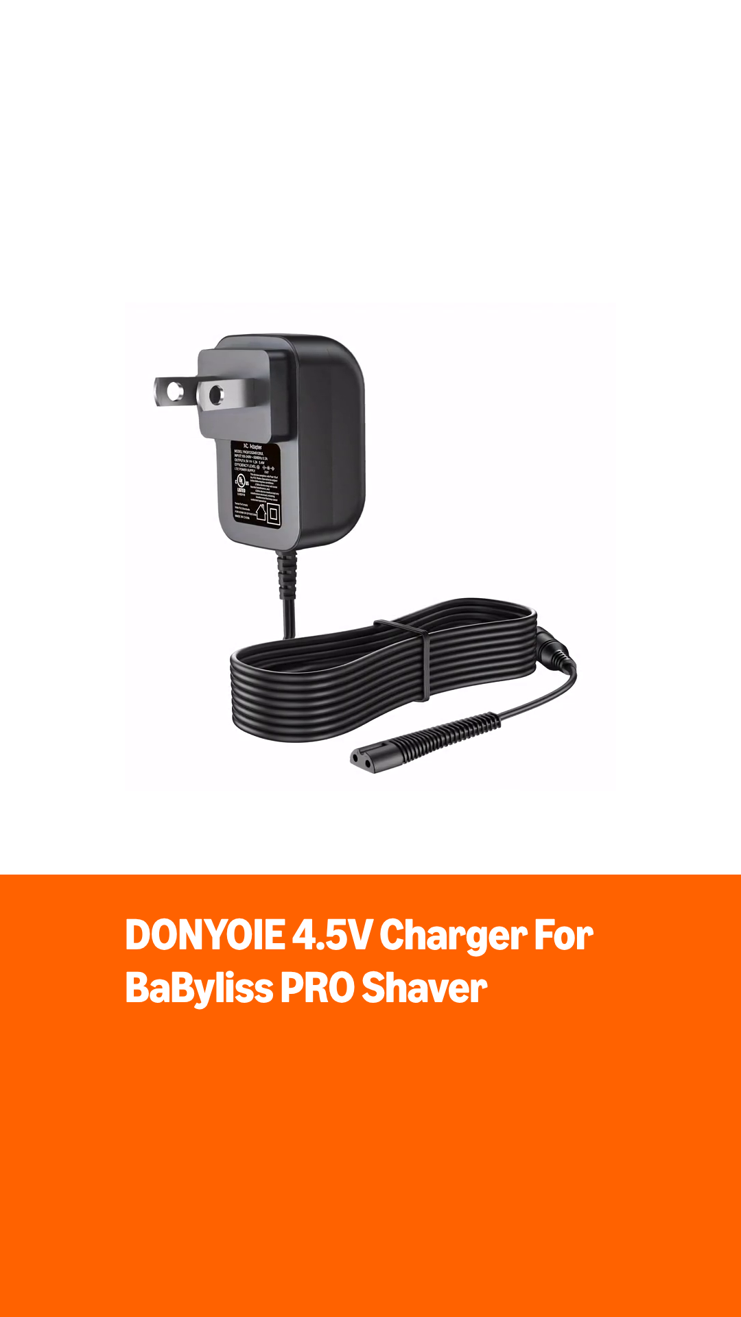 Amazon.com: 4.5V Charger for BaBylissPRO FOILFX02 FXFS2 Cordless