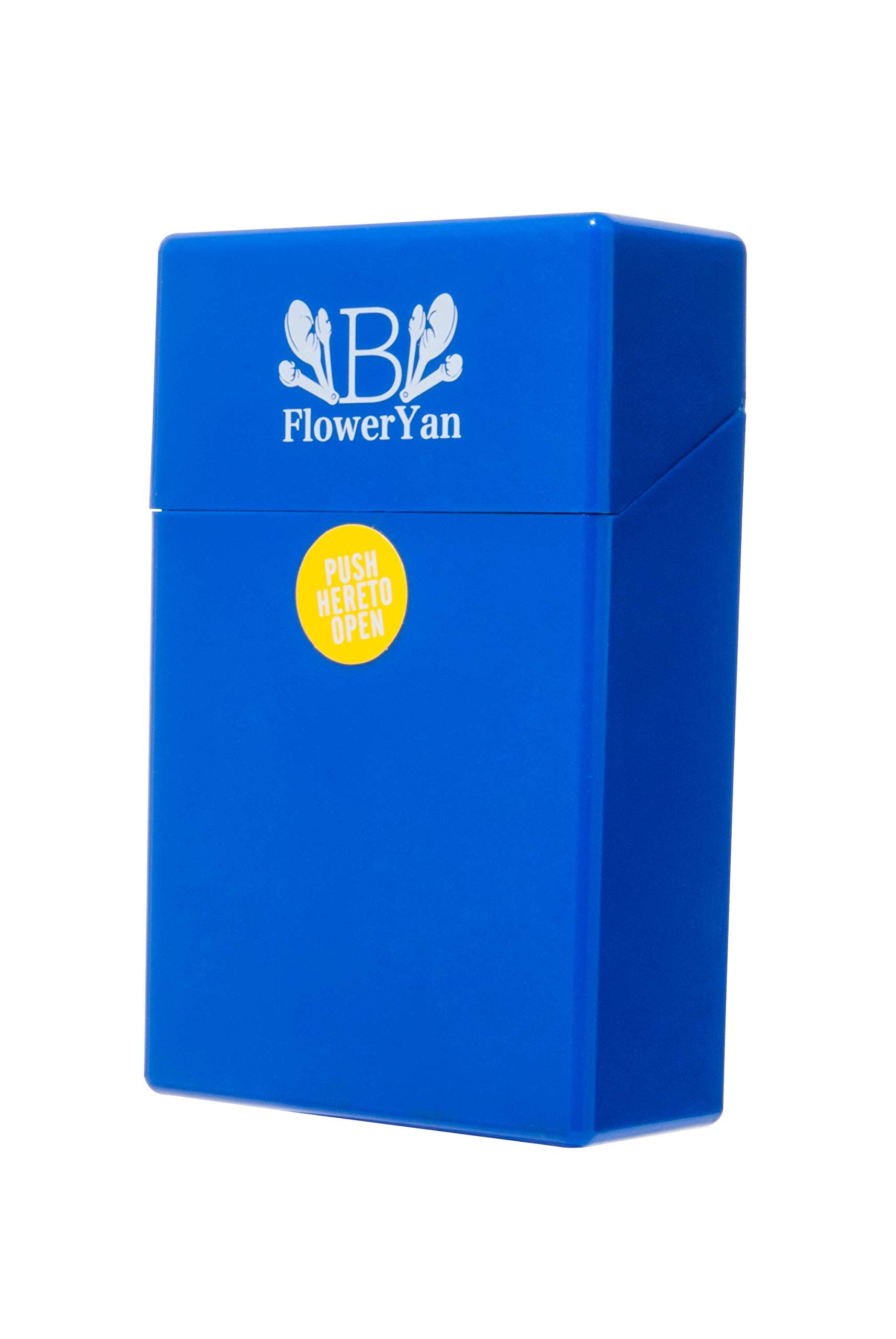 Amazon.com: BFlowerYan Hard Box Full Pack Cigarette Case (King Size)  (Assorted Colors) (3 Pack) : Health & Household
