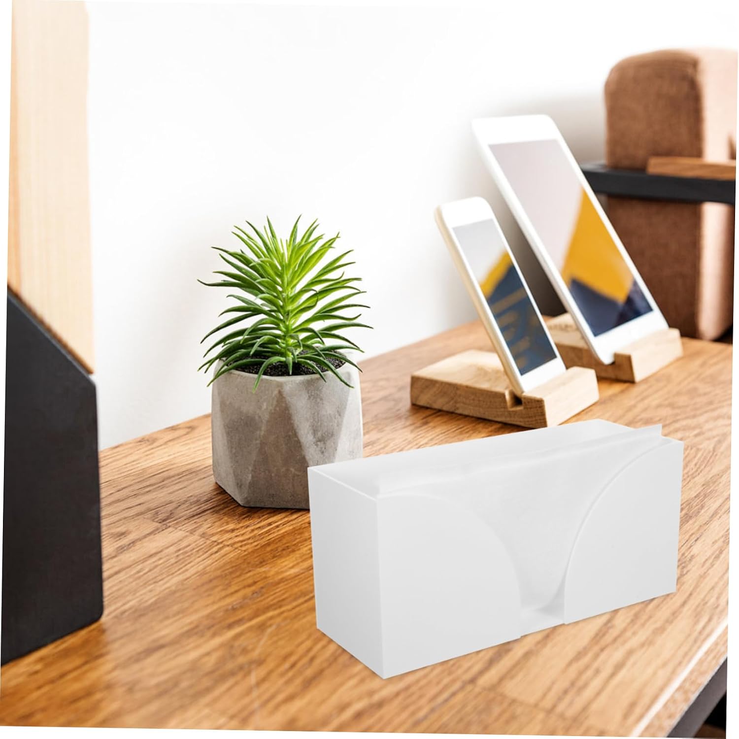 Acrylic Desktop Tissue Dispenser Stylish Paper Towel Holder for Home Office Restaurant Hotel Secure Base Easy Access Versatile Use Fold Fold Trifold Design