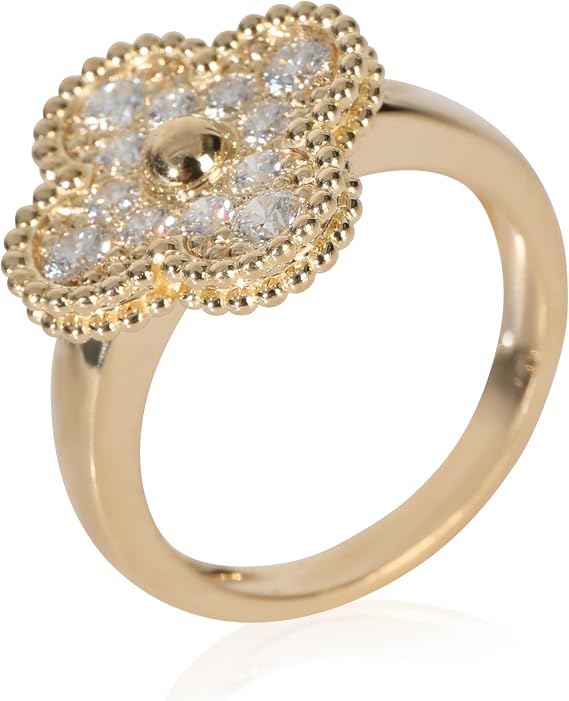 Pre-Loved Vintage Alhambra Ring, Diamond, 5.75 US
