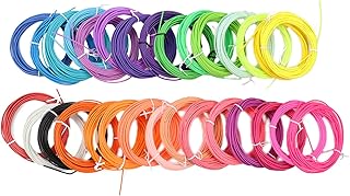 SINGOMON 30PCS 3D Pen Filament Refills PCL Filament Refills 29-30 Colors Each Color 16.4 Feet/5 Meters, Total 492 Feet/ 150 Meters Interesting Gifts Toys for Kids and Adults(1.75MM)