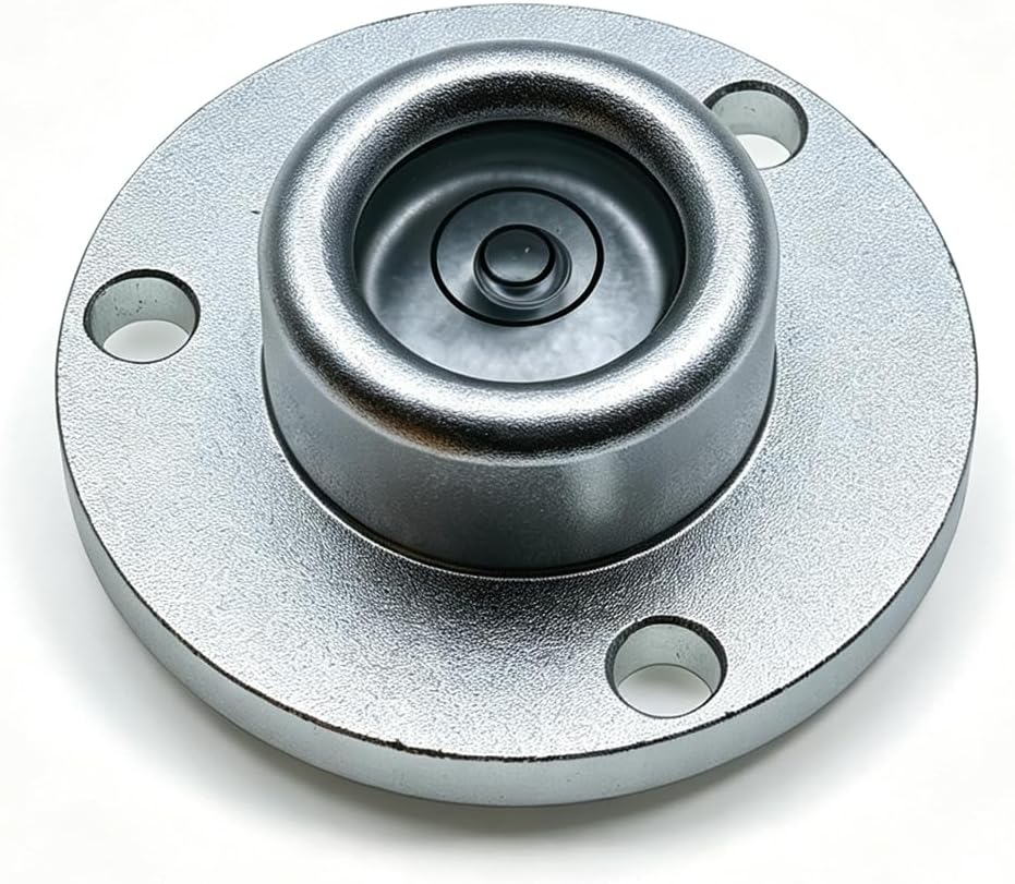 Metal Horizontal Bubble Bull's-Eye Level Universal Horizontal Flange Water Level Small Household 40x14mm(White)