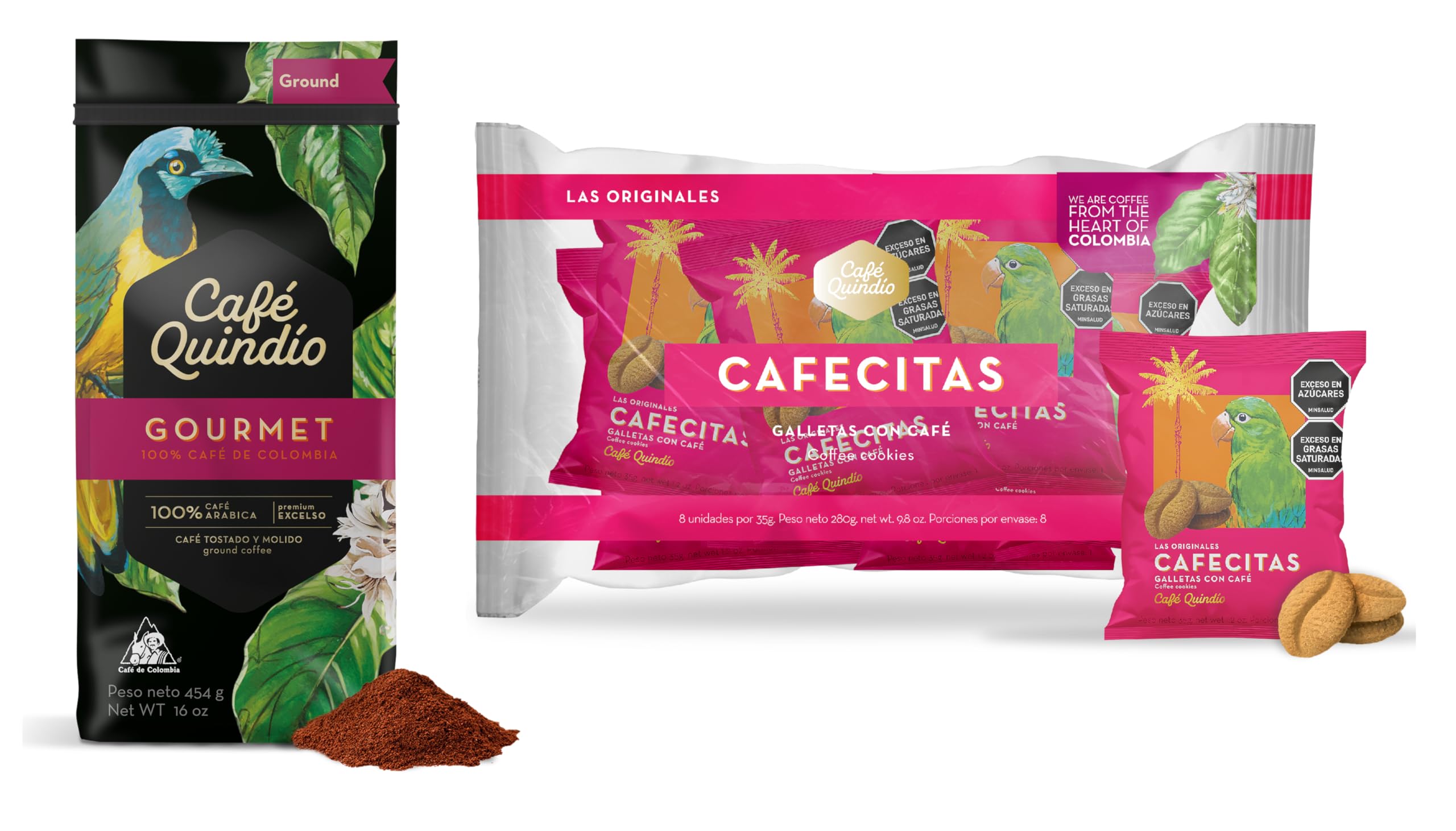 Gourmet Ground Coffee + Cafecitas Coffee Cookies