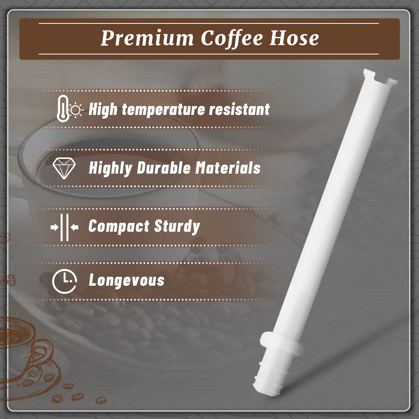 Camera da caffè 162416-000-000, specificamente progettata per adattarsi a vari modelli di macchine da caffè Mr. Coffee, tra cui BVMC-ECMP1000, BVMC- ECMP1000-RB, BVMC-ECMP1102 e BVMC-ECMP1106