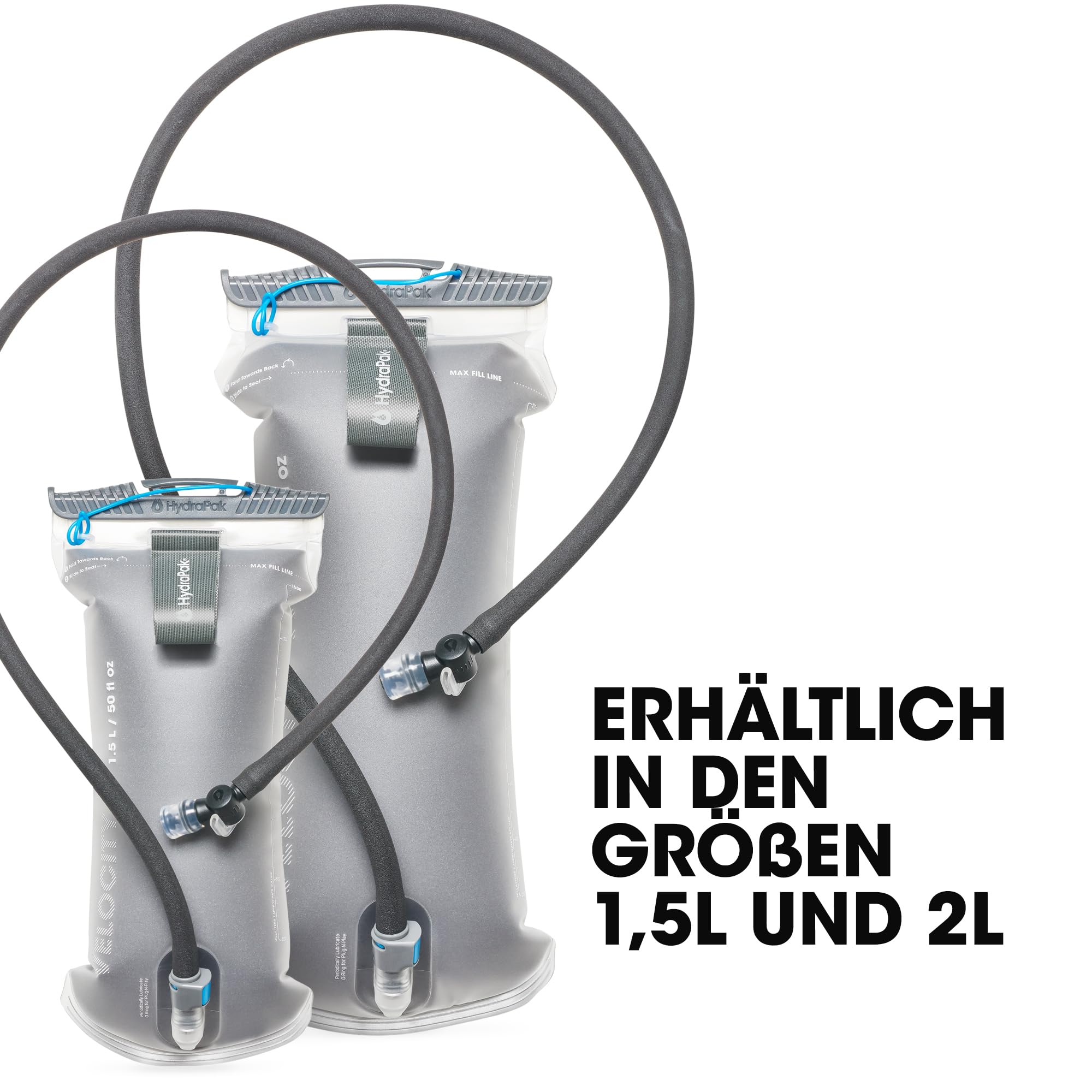 Hydrapak Velocity IT Isolierte Wasserblase/Behälter für Laufwesten, 2 Liter, umkehrbar für einfache Reinigung, sicher und zuverlässig
