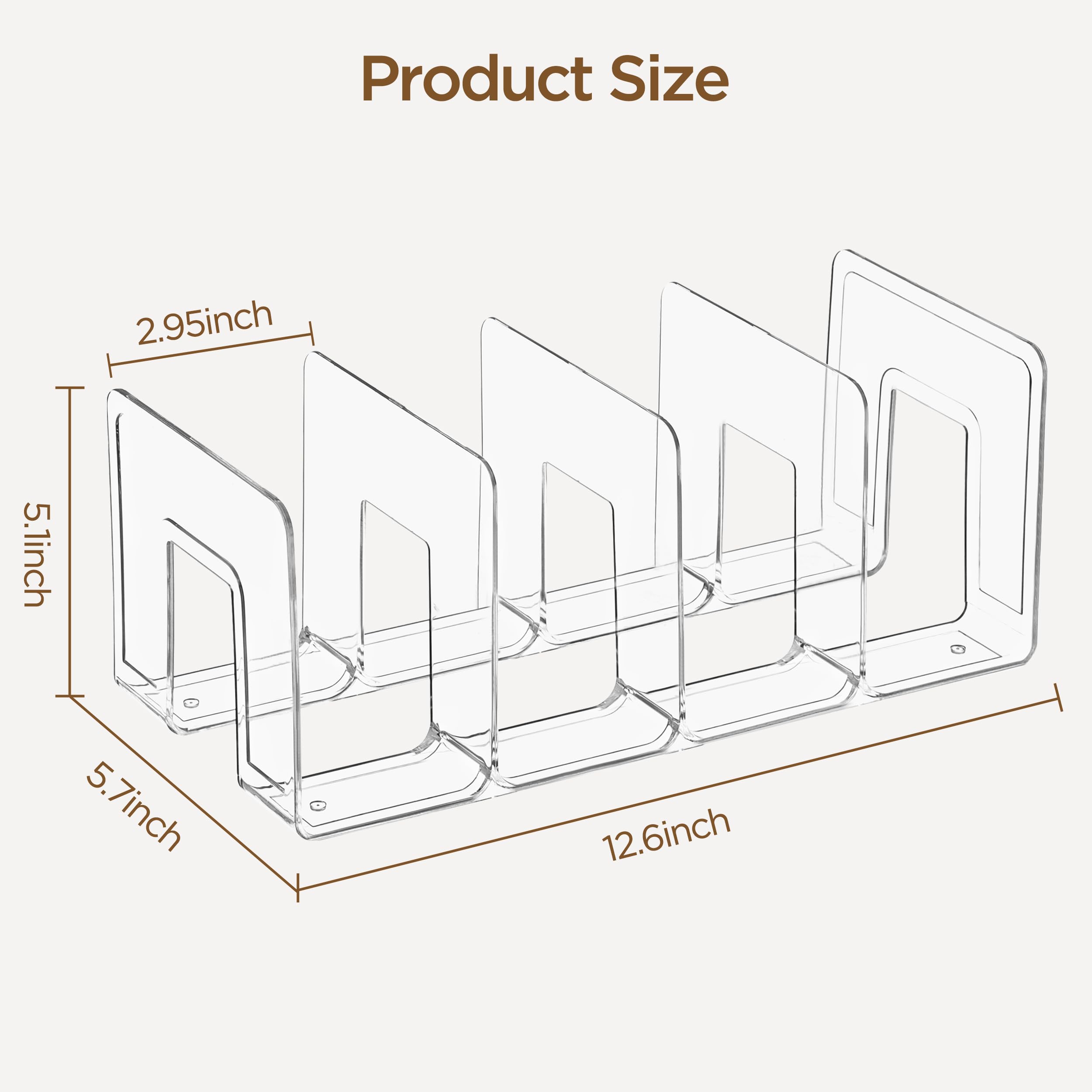 Zapatero de acrílico transparente para niños para organizadores y almacenamiento, zapatero pequeño de 4 secciones para zapatos de bebé para niños pequeños, estante apilable para zapatos 5