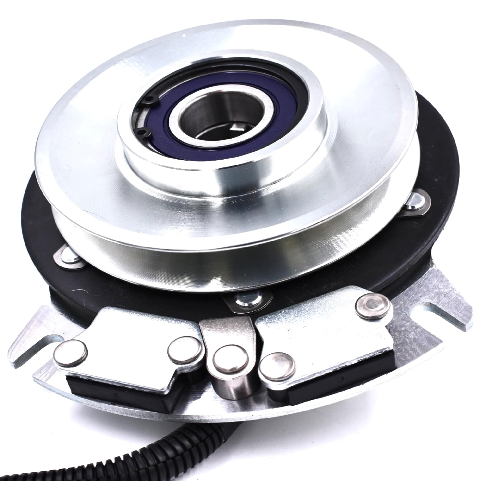 HD SwitchHiTorque 210ftlbs (OEM is 175) BIGBearing Billet Pulley Electric PTO Clutch E-6247 5218-353 fits Country Clipper Lawn Mower OEM Upgrade E6247 E-6247REV A OEM Upgrade 5218353