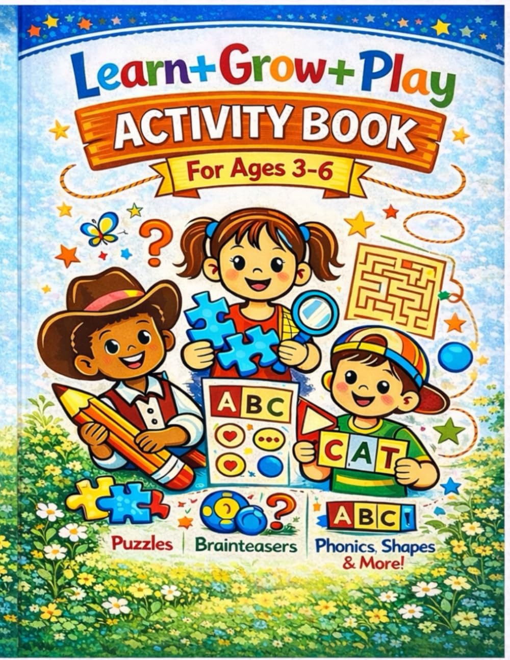LEARN + GROW + PLAY Activity Book