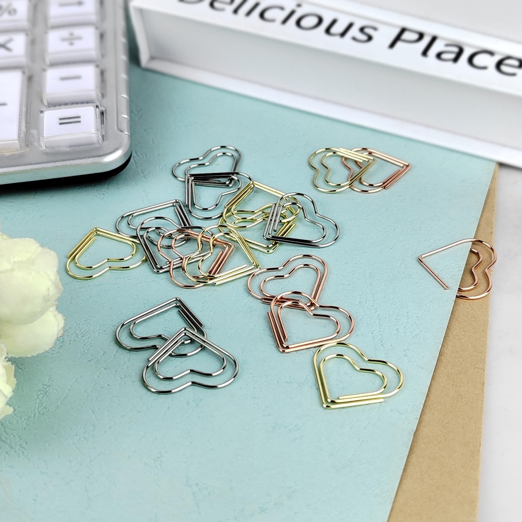 Snapklik.com : 100 Pcs Cute Paper Clips Suitable For Children Ladies ...