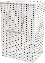 Cesto de Roupa Suja ou Limpa 72 Litros Dobrável Com Alça Tecido Resistente Organizador Lavanderia com Estampa (Cruzes)