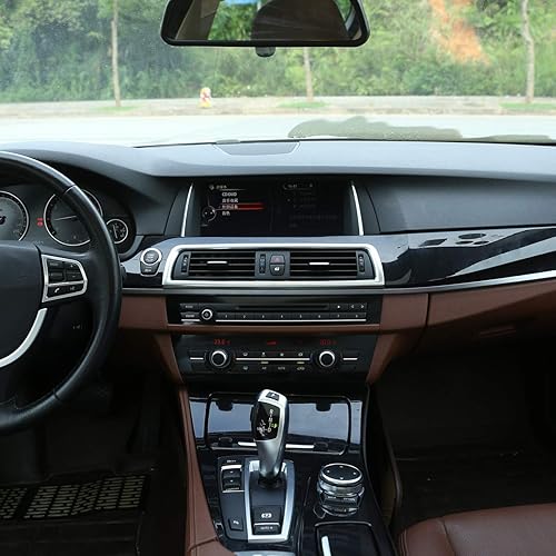 Miniatura 4 de YIWANG - Cubierta de ventilación para consola central de aire acondicionado para BMW Serie 5 F10 2011-2017