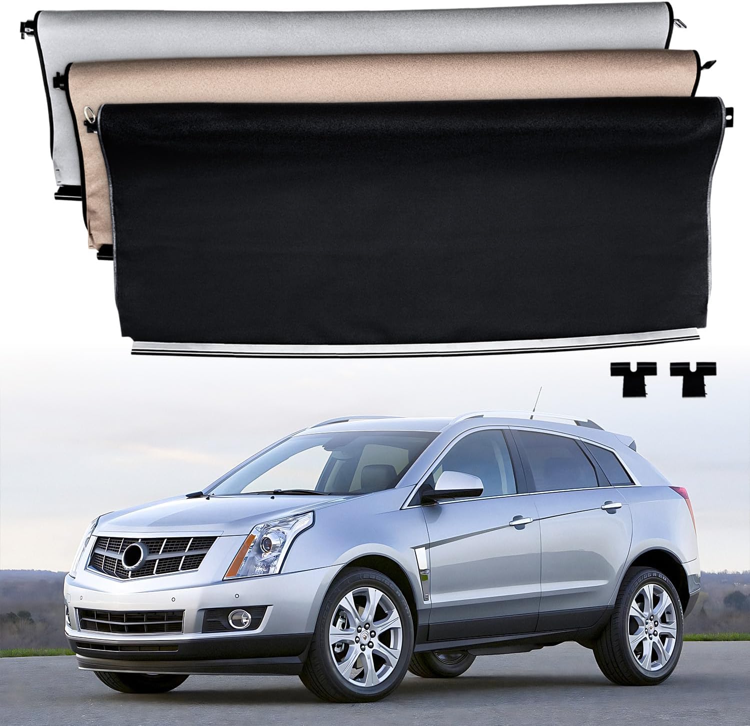 Sunshade Cover Sunroof Compatible with Cadillac CTS 2014-2019 Replace # 22926557(Gray)