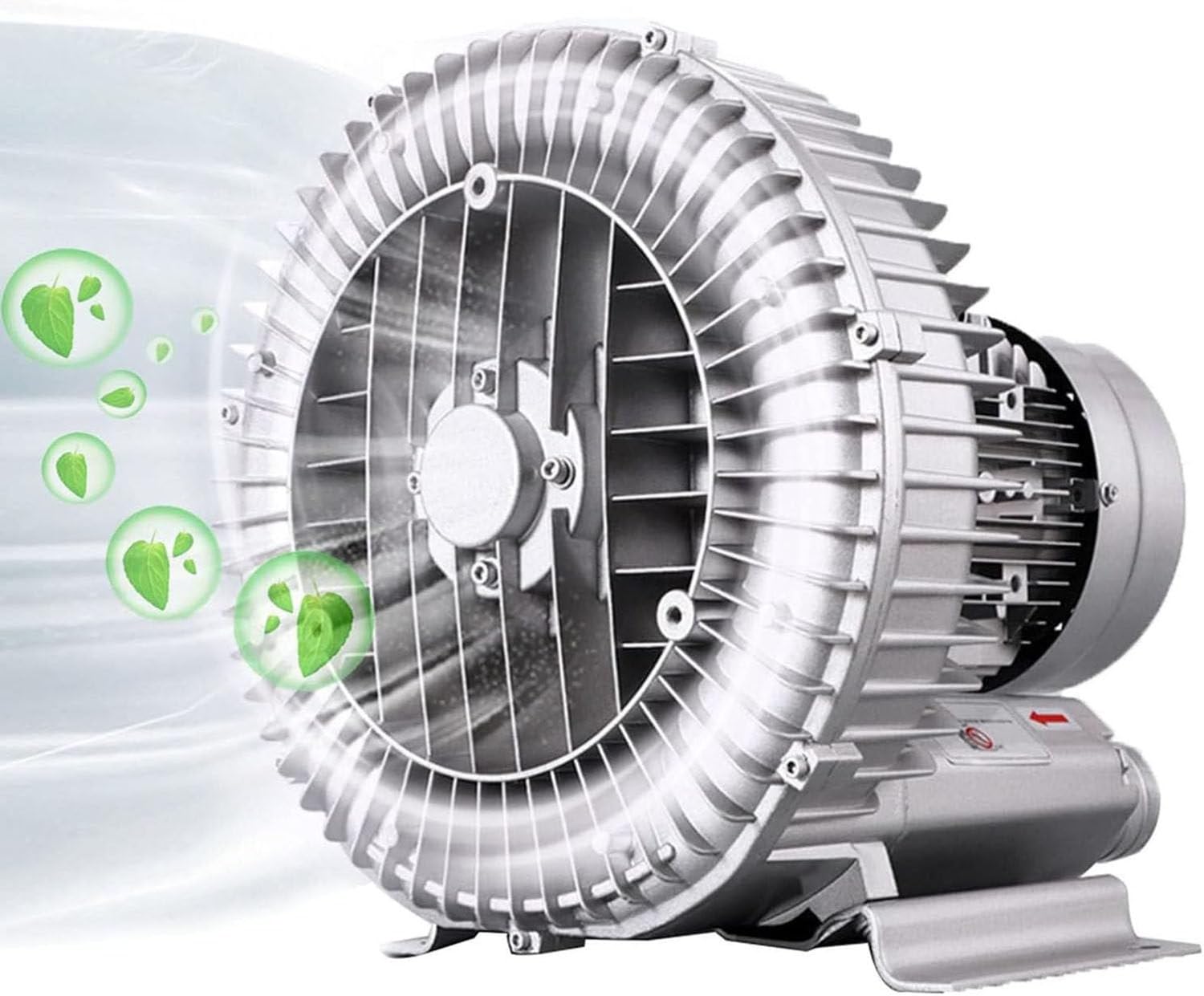 Soplador Regenerativo De 380 V, Soplador De Anillo De Vórtice De Alta Presión, Acuarios, Piscifactorías, Acuicultura, Bomba De Vacío Industrial, Electricidad Trifásica 250W/0.33HP