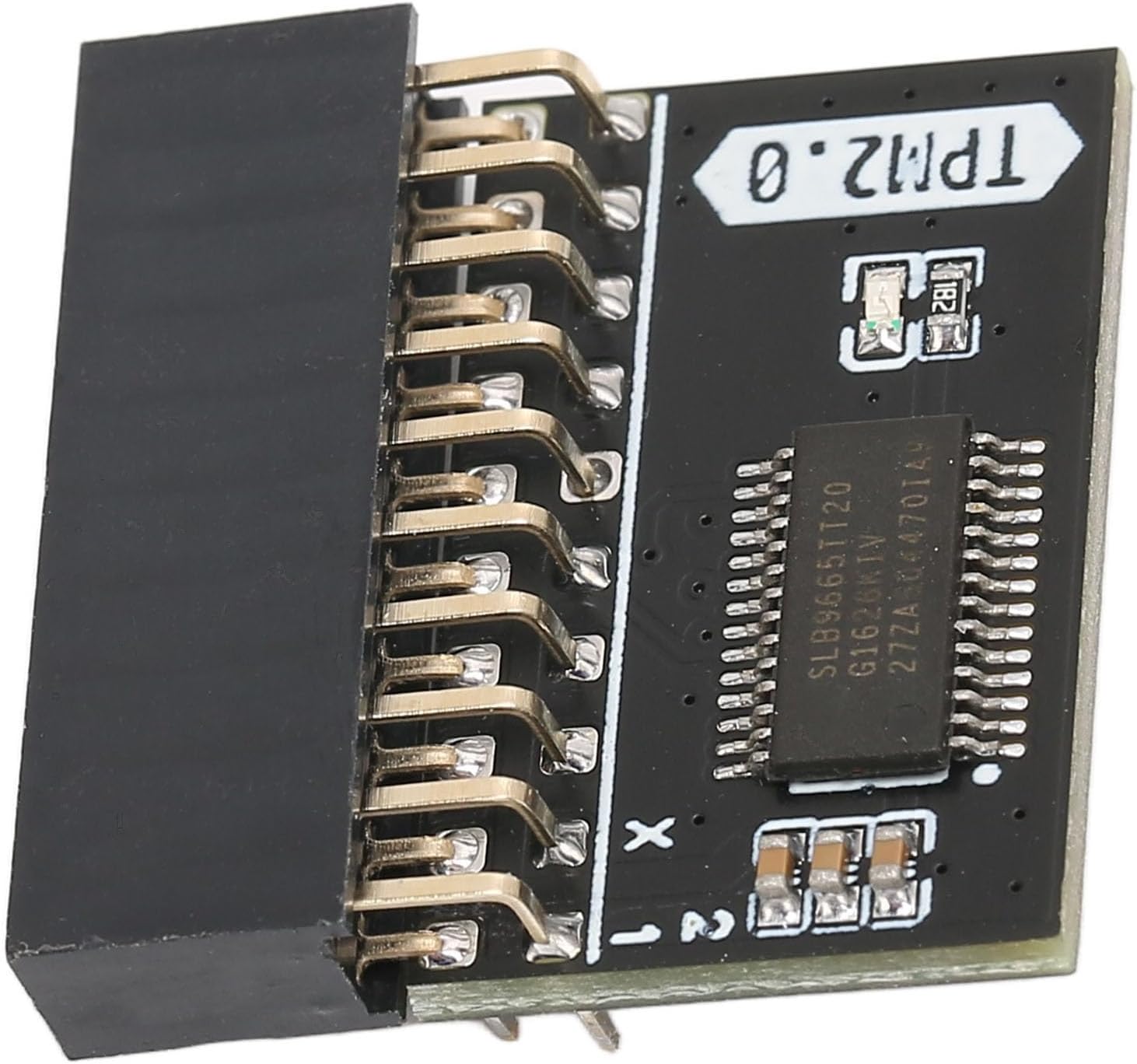 Tpm2.0 Module, TPM 2.0 Encryption Security Module TPM Chip TPM Module With 20Pin 2 10P Standalone Crypto Processor TPM 2.0 Module for Platform Module