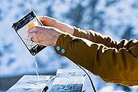 Vista 6 de mountainFLOW eco-Wax - Kit de cera cuadrada azul Cera ecológica para esquí + snowboard (fría + cálida) Hierro de cera Cepillo de cera