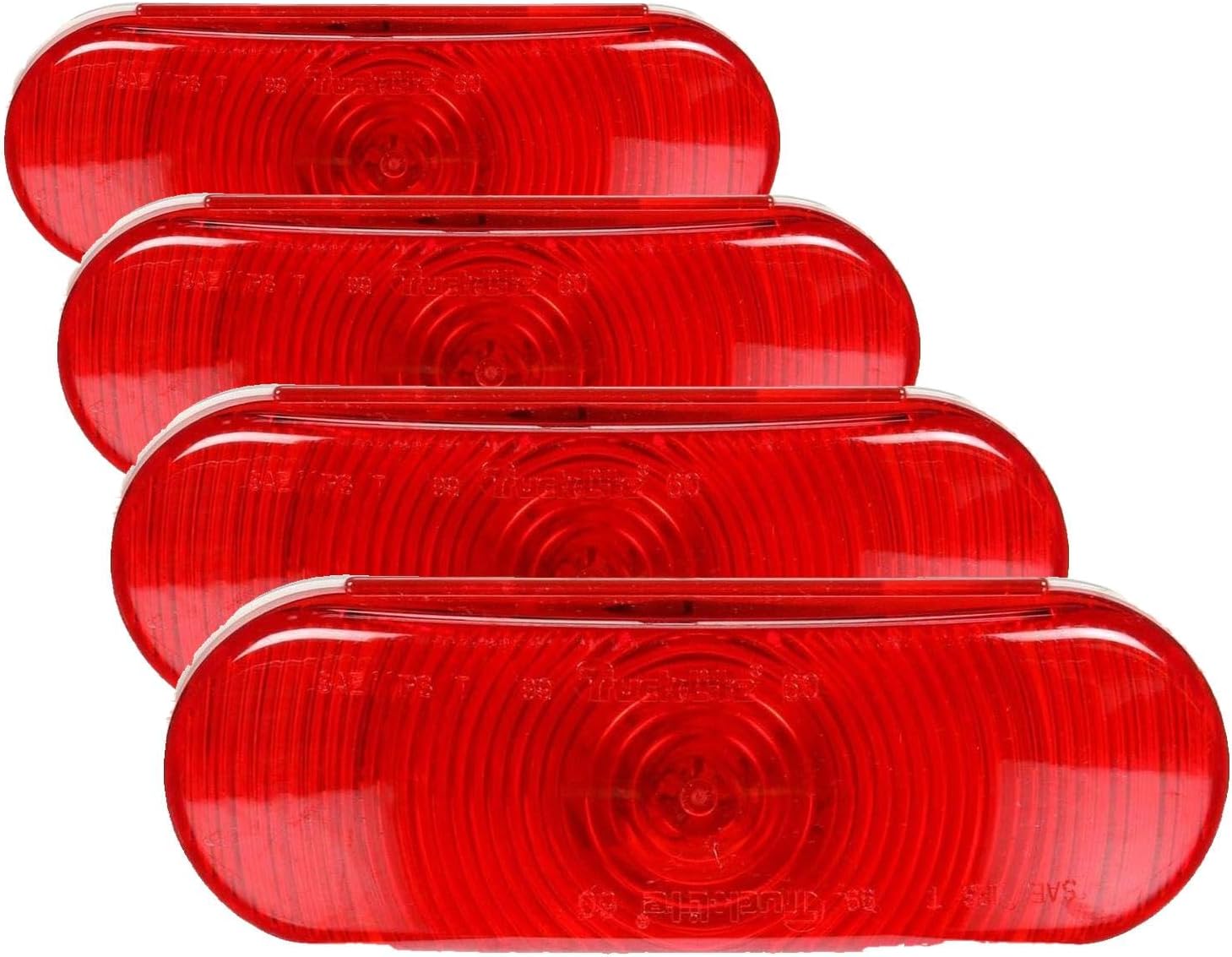 Truck-Lite (60202R Stop/Turn/Tail Lamp (Pack of 4)