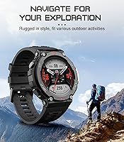 Vista 5 de MoKo Correa de reloj compatible con Amazfit T-Rex 2 reloj inteligente GPS para exteriores, correa de repuesto de silicona suave con destornillador