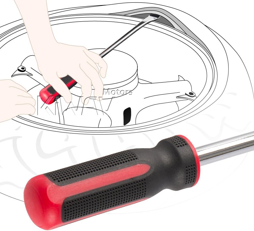 KiWAV Tire Lever Spoon Iron x 1PCE Motorcycle Scooter ATV Bicycle tire Repair Change Tool