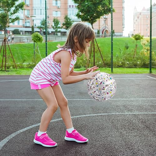 Miniatura 9 de INPODAK Kids Basketball Youth Basketball 27.5 Inches Size 5 Junior Girls Basketball Classic Sport Ball Game Indoor Outdoor for Girl Kids Teenage