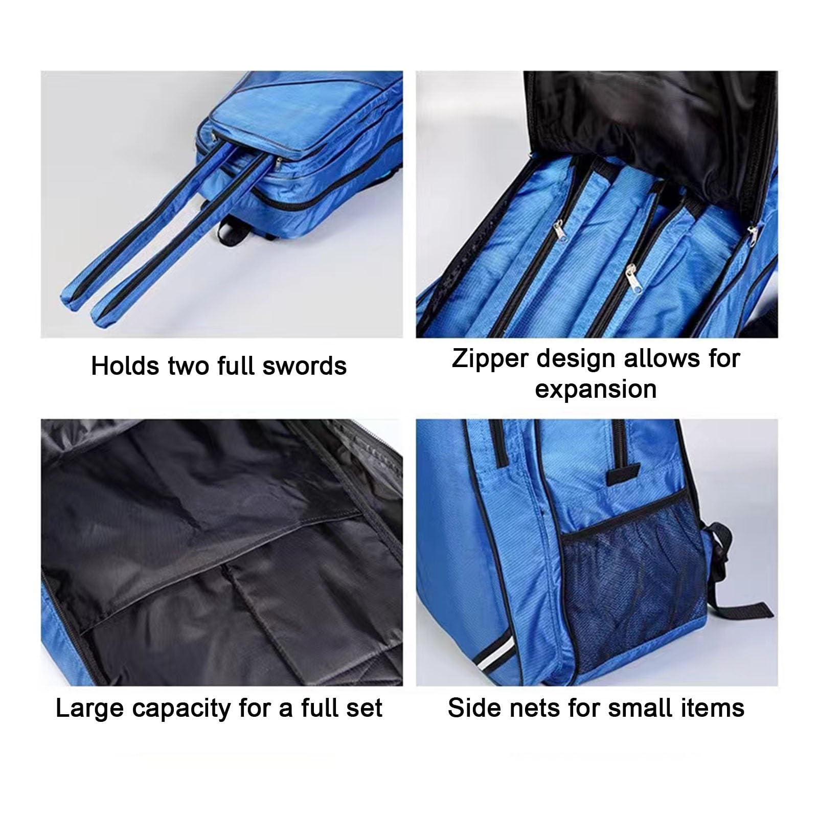 Bolsa de Almacenamiento de Esgrima, Equipo de Esgrima, Impermeable, Gran Capacidad, Correa de Hombro Ajustable, para Adultos y Niños