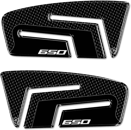 Miniatura 2 de labelbike - 2 calcomanías de resina de gel 3D para protección de tanque de motocicleta compatibles con Kawasaki VERSYS 650