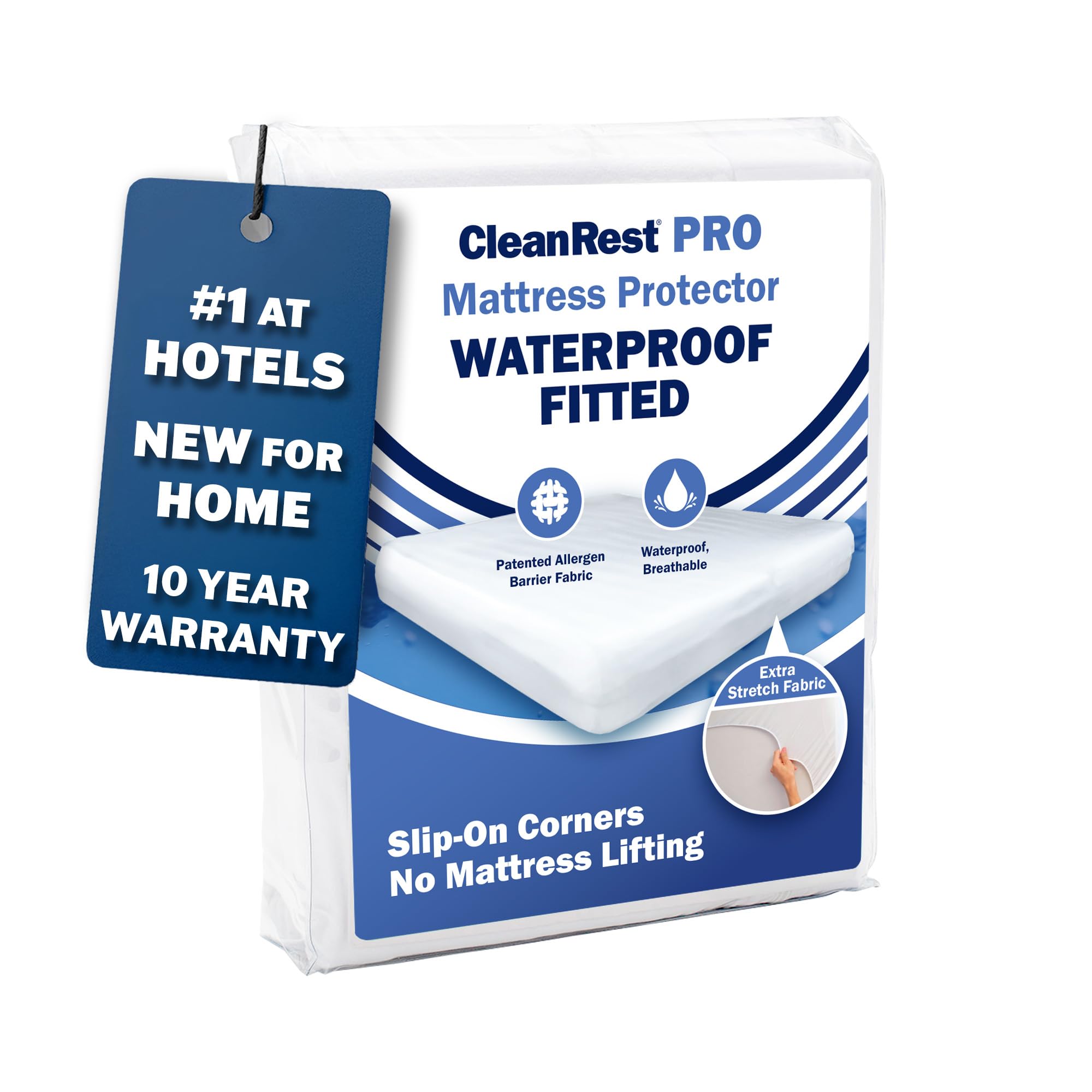 CleanRest Waterproof Mattress Fitted Sheet Protector