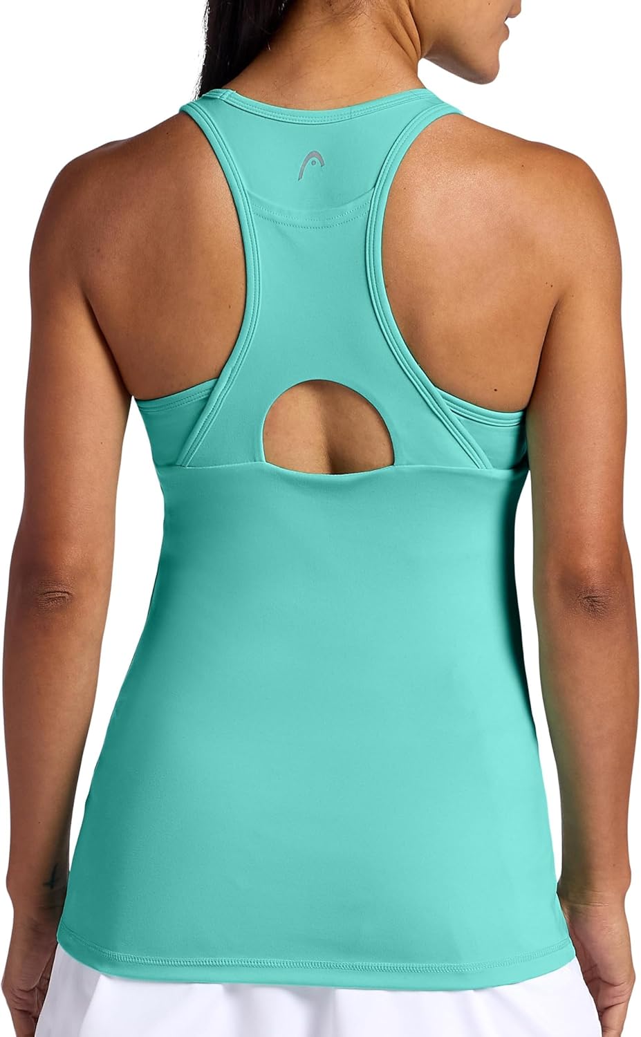 Head Women's Advantage Bra Tank Top, Slim Fit, Stretch Lightweight Material, Moisture-Wicking, Built-in Bra