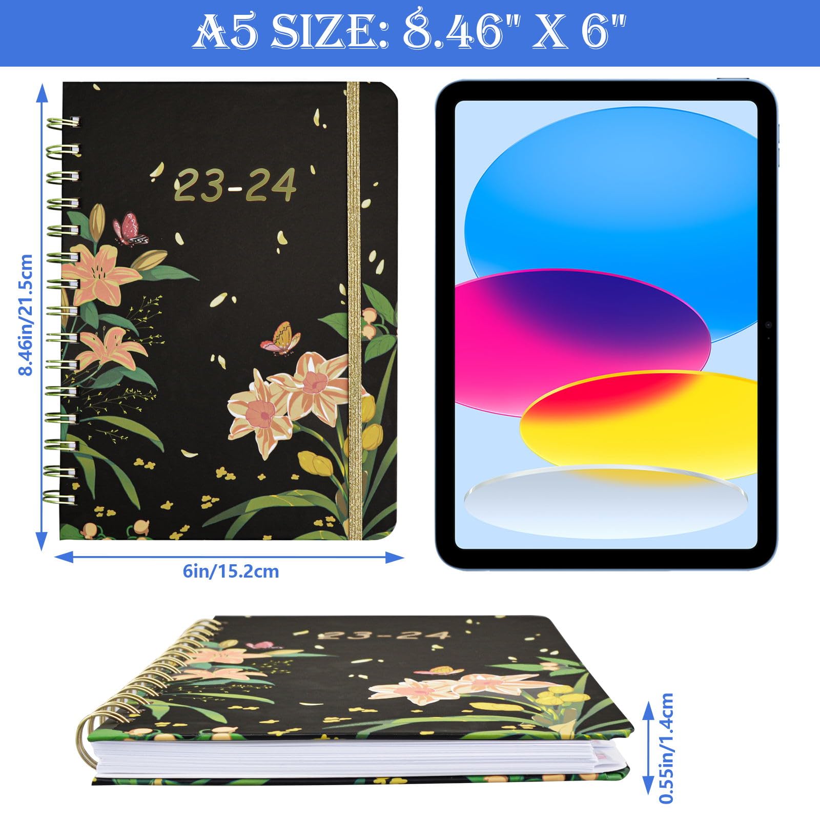 Evelay Diario Accademico 2023-2024 A5 Con Copertina Rigida - Foto 7