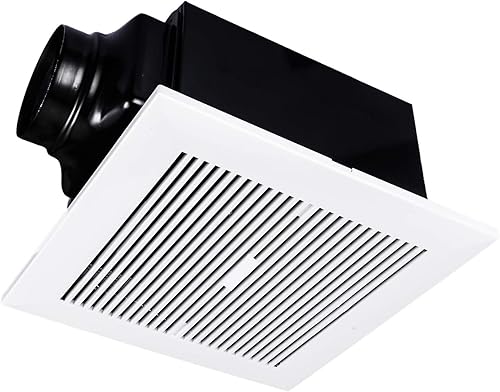 Miniatura 6 de Simple Deluxe - Ventilador de ventilación para cuarto de baño, motor CA, 120 CFM, color blanco