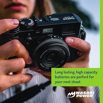 Wasabi Power Battery for Fujifilm NP-W235 & Compatible with Fujifilm X-H2S, GFX 50S II, GFX 100S, X-T4, and VG-XT4 Vertical Battery Grip