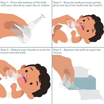 Innovo Ear Syringe and Nasal Aspirator and Ear Thermometer Digital Bundle