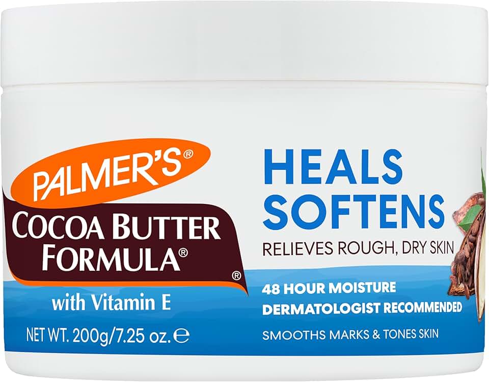 Palmer's Cocoa Butter 配方奶粉 Daily Skin Therapy Solid 乳液 含 Vitamin E, Body Moisturizer 適用於 Extremely Dry Skin, Softens 與 Soothes, 7.25 Ounces, (包裝 的 1)