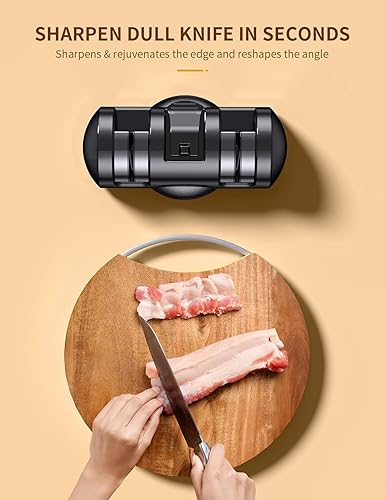 Miniatura 3 de Afiladores de cuchillos de mano,Afiladores de cuchillos,Sacapuntas de cuchillo portátil de cocina,Afiladores de cuchillos para cocina,Cuchillos de