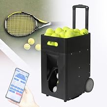 High-Speed Tennis Ball Launcher, Professional and Beginner-Friendly Tennis Trainer Machine with Smart App Control, for Effective Tennis/Padel Training Sessions