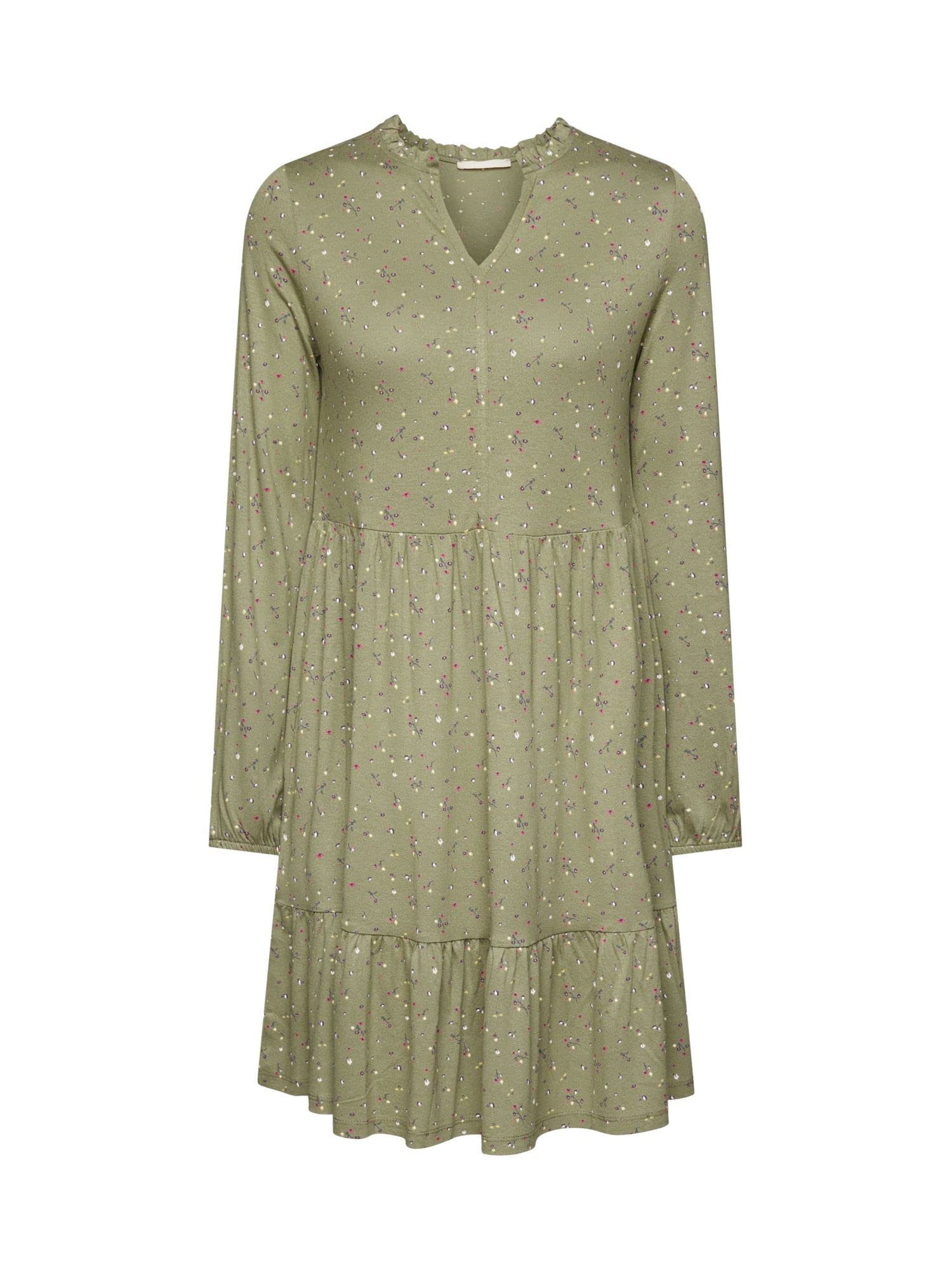 ESPRIT Women's Dress, 348/Light Khaki 4, L