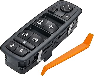 8 PINS +13 PINS Check Required.Power Window Switch fits for 2008-2012 Jeep Liberty & Dodge Nitro,2009-2010 Dodge Journey,4602632AB 4602632AD 4602632AC Driver Side Control switches(Green Light)