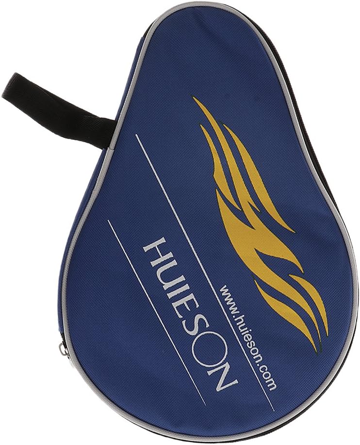Portable Table Tennis Racket Case Ping Pong Bat Carry Bag Cover with Ball Pouch Backside Hold 1 Paddle 3 Balls - Blue : Sports & Outdoors