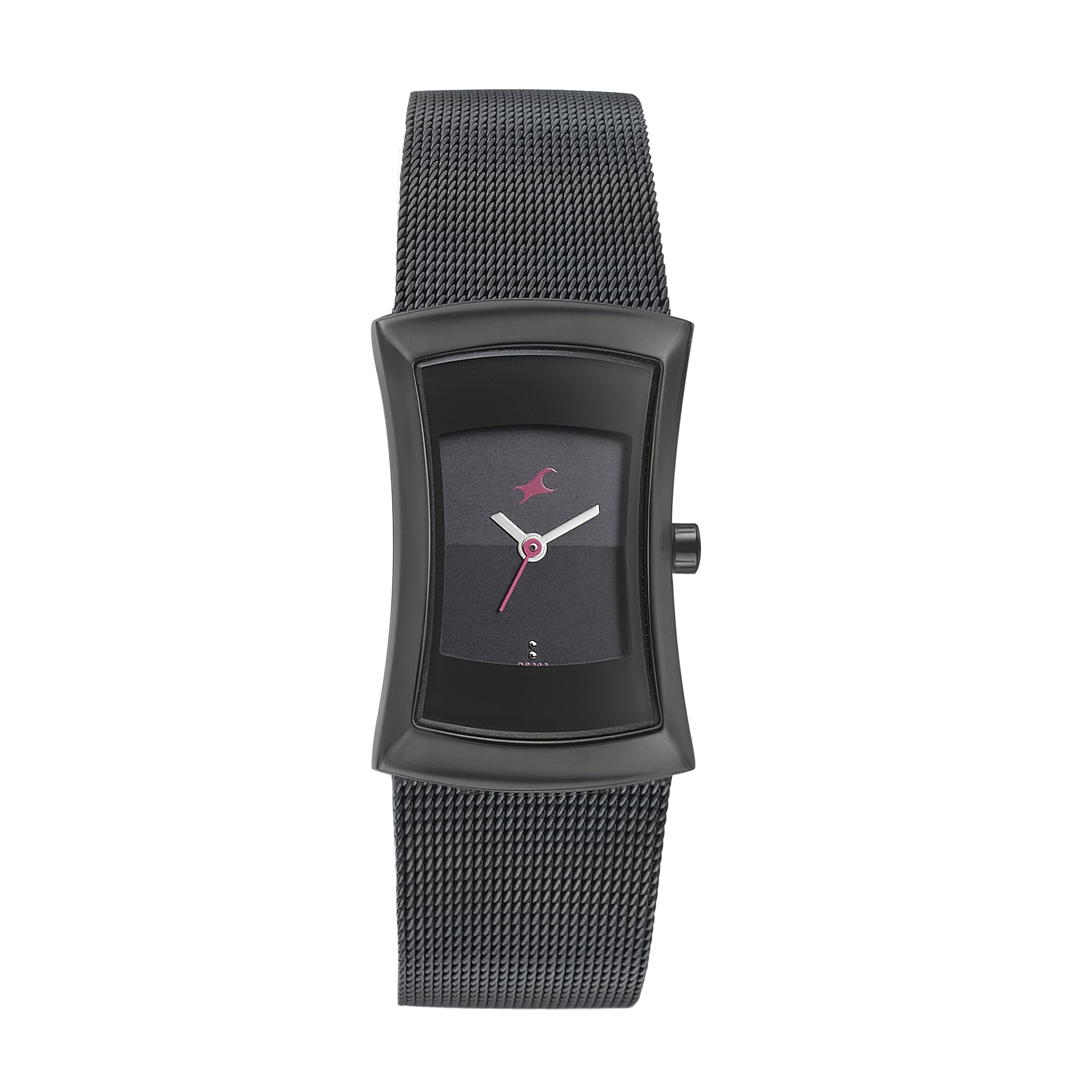 Fastrack Pulse Quartz Analog Black Dial Stainless Steel Strap Watch for Girls-6093NM01 (B0CH8G75H2) Amazon Price History, Amazon Price Tracker