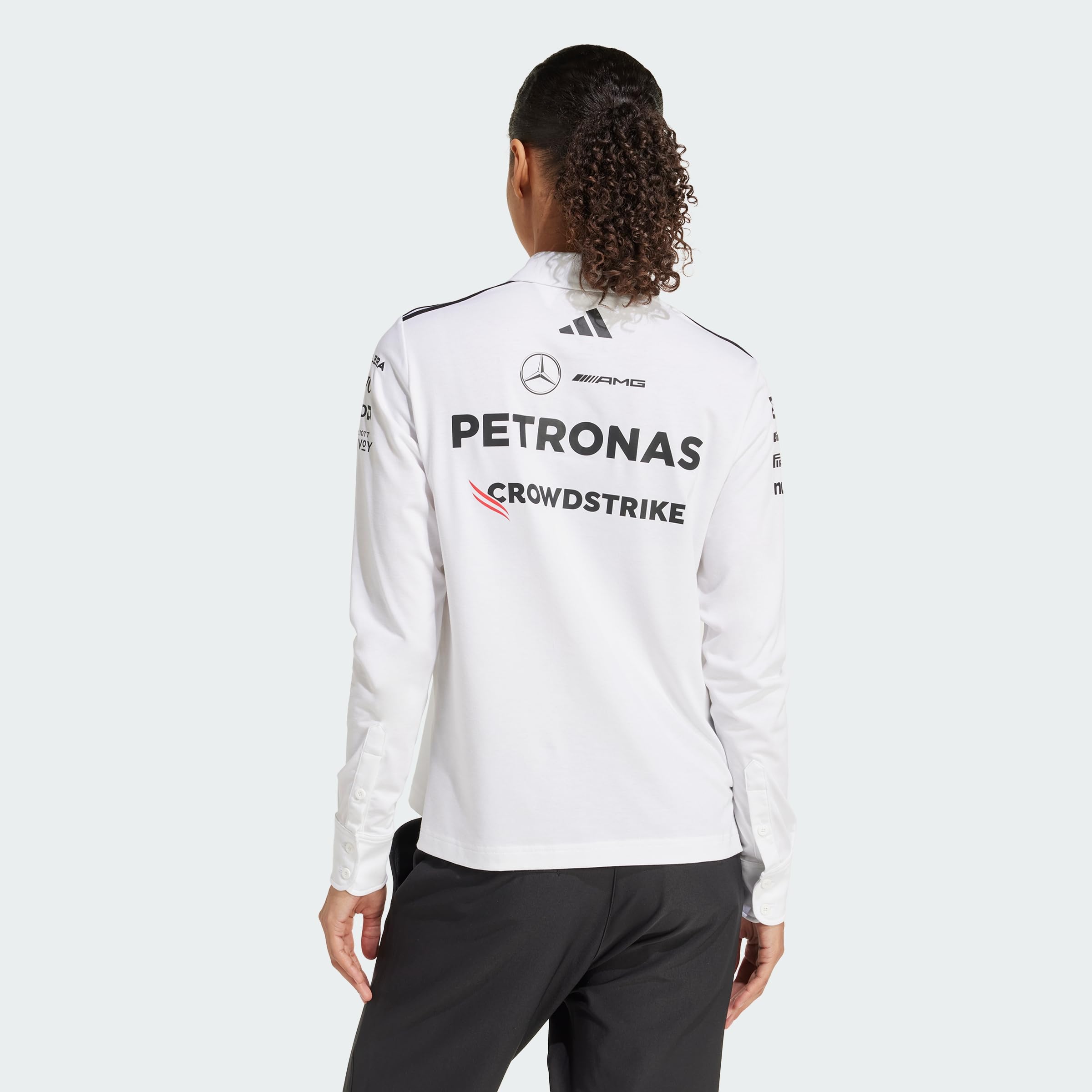 Adidas Mujer Mercedes - AMG Petronas Formula One Team Team Polo Long Sleeve Women