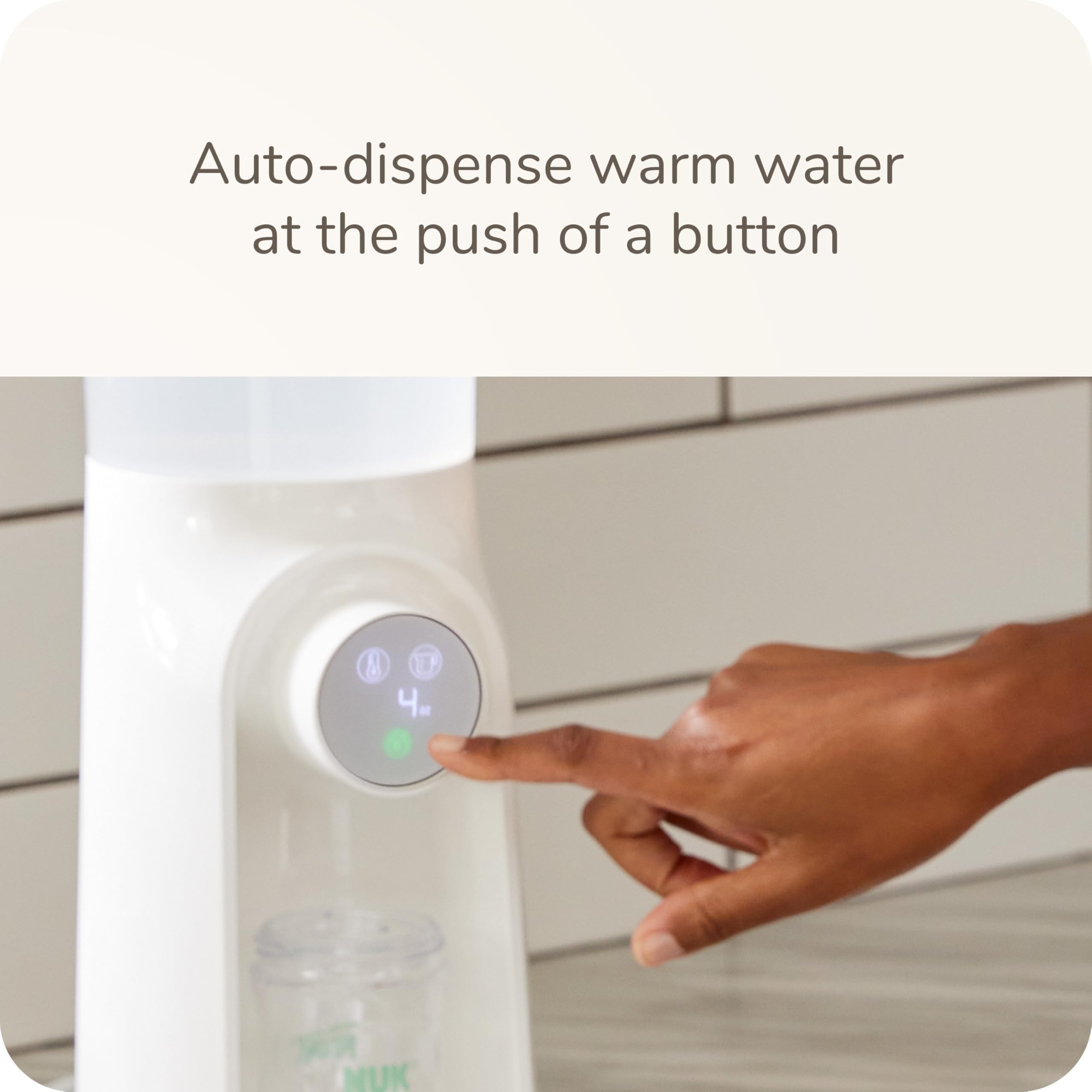 NUK Chauffe-biberon instantané et distributeur d'eau chaude