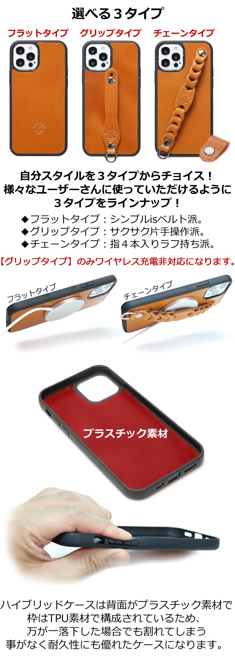 Amazon.co.jp: 【受注製作】 ハイブリッドケース Flatタイプ iPhone