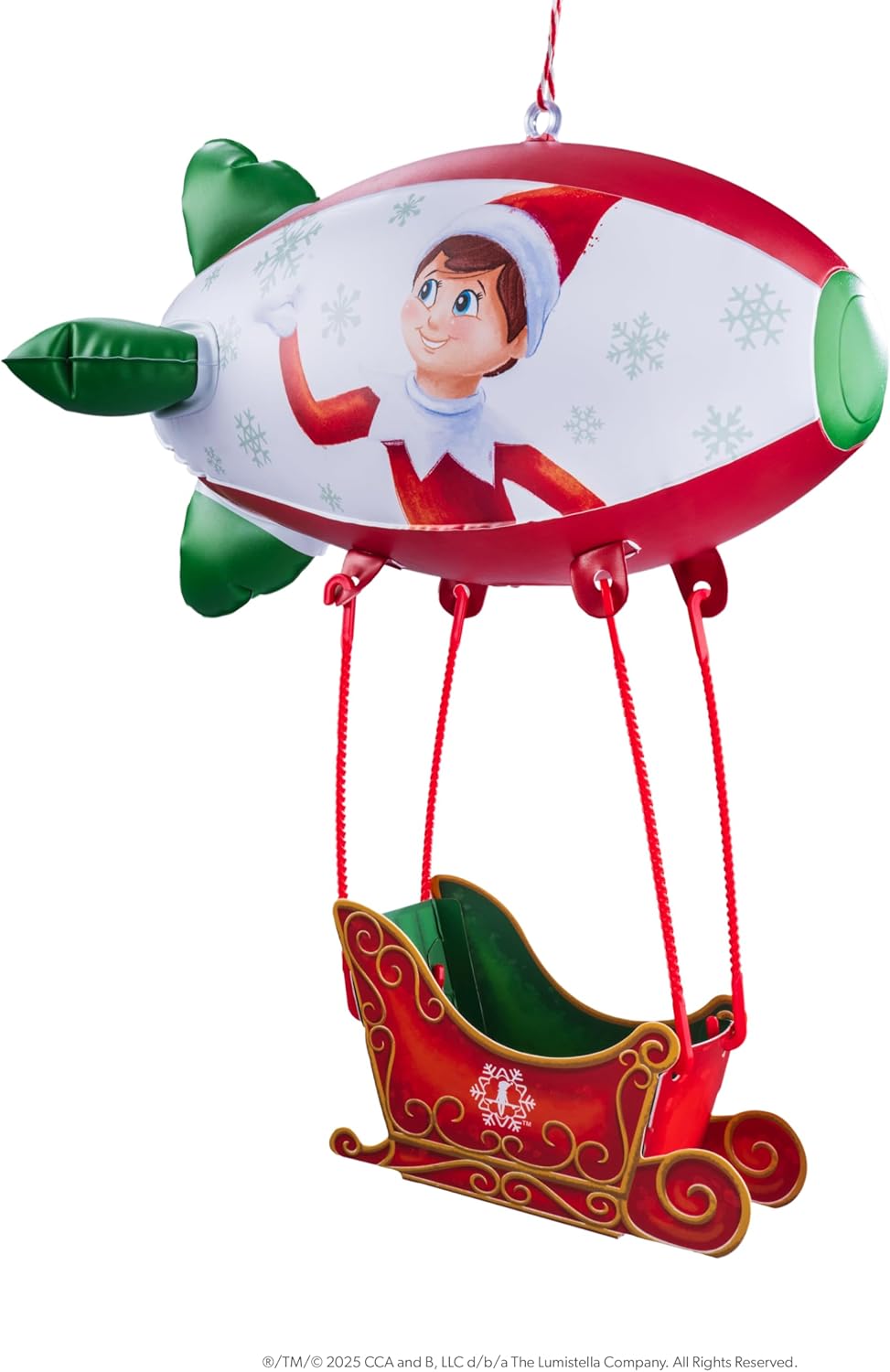 Elf on the Shelf Polar Props Peppermint Blimp Ride